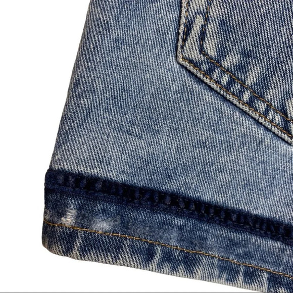 Vintage distressed floral Embroidered Y2K Shorts - Picture 9 of 12